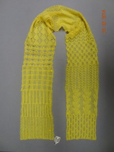 Yellow lace sampler